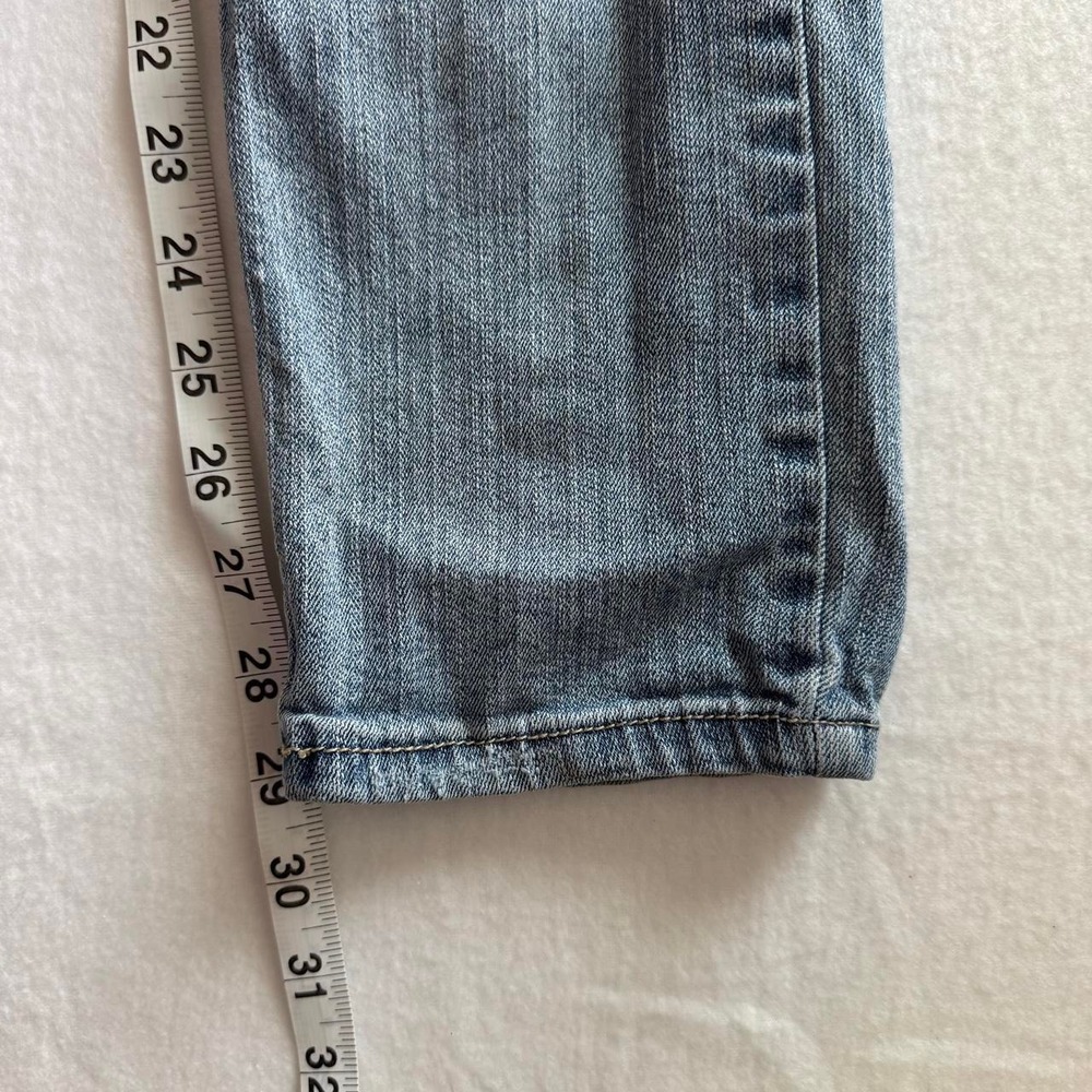 Aeropostale Bayla Skinny Jeans Womens 3/4 Light Wash Low Rise Distressed Y2K - Picture 5 of 8